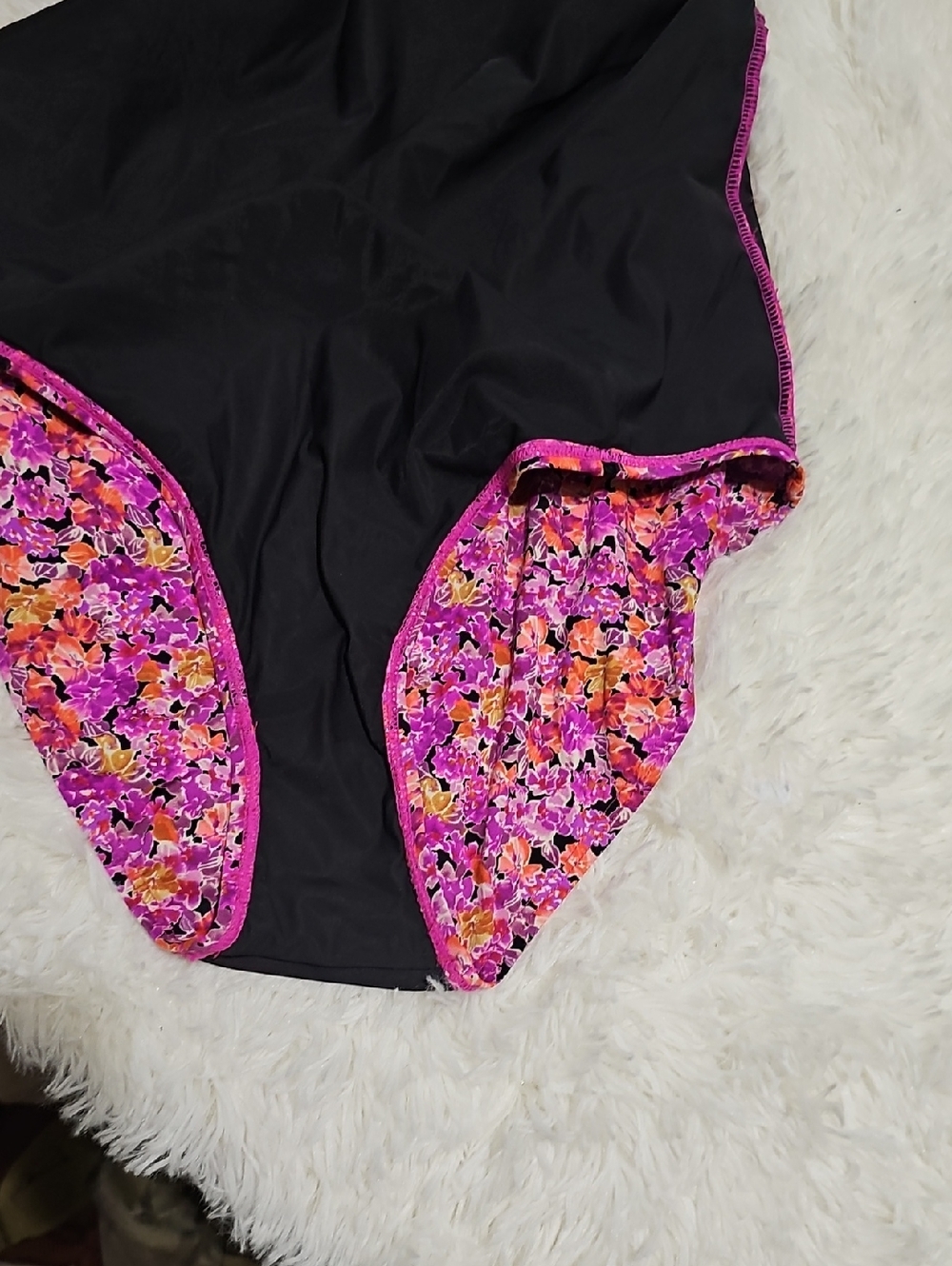 Watersun Purple Floral One-Piece Swimsuit - Picture 12 of 12